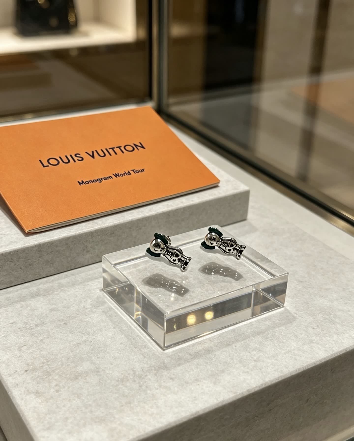 Louis Vuitton Monogram World Tour Earrings